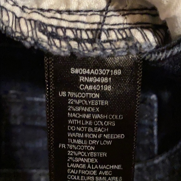 ✨NEW✨FOREVER 21 DARK BLUE JEANS FLARED - Picture 11 of 11